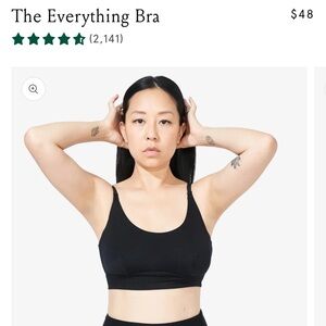 Bodily “The Everything” nursing bra (size Medium in black)